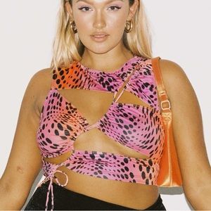 Soul Seeker Pink and Black Women's Top